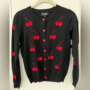 NWT Dolls and Dames cherries cardigan
